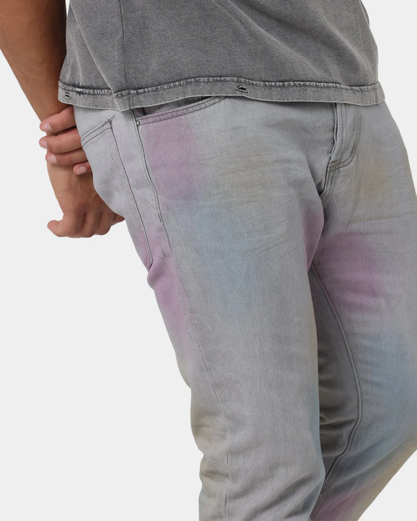 MNML D444 Colour Denim Jeans Purple sold by Culture Kings product image thumbnail 3