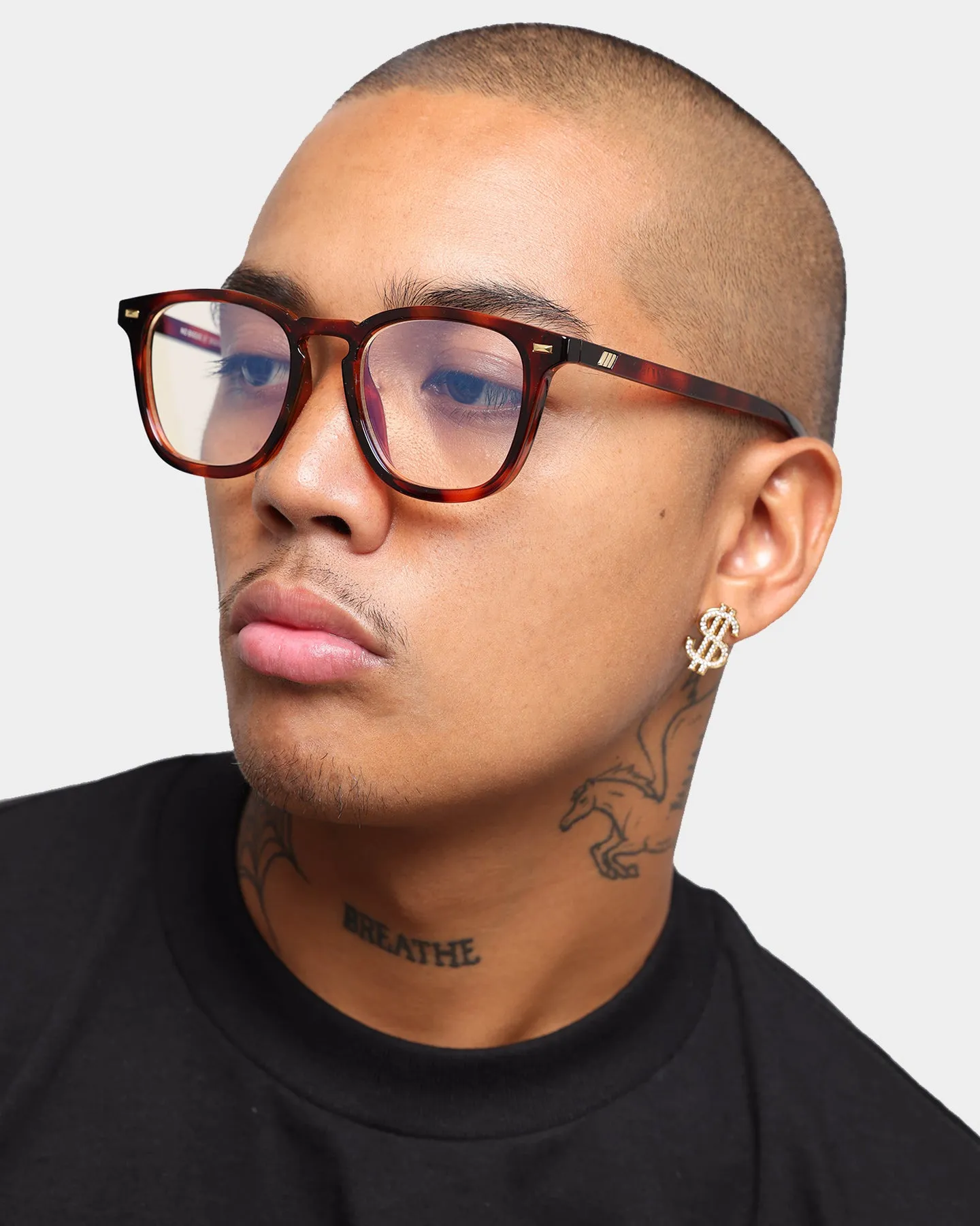 Le Specs Men's No Biggie Blue Light Glasses Toffee sold by Culture Kings product image thumbnail 2