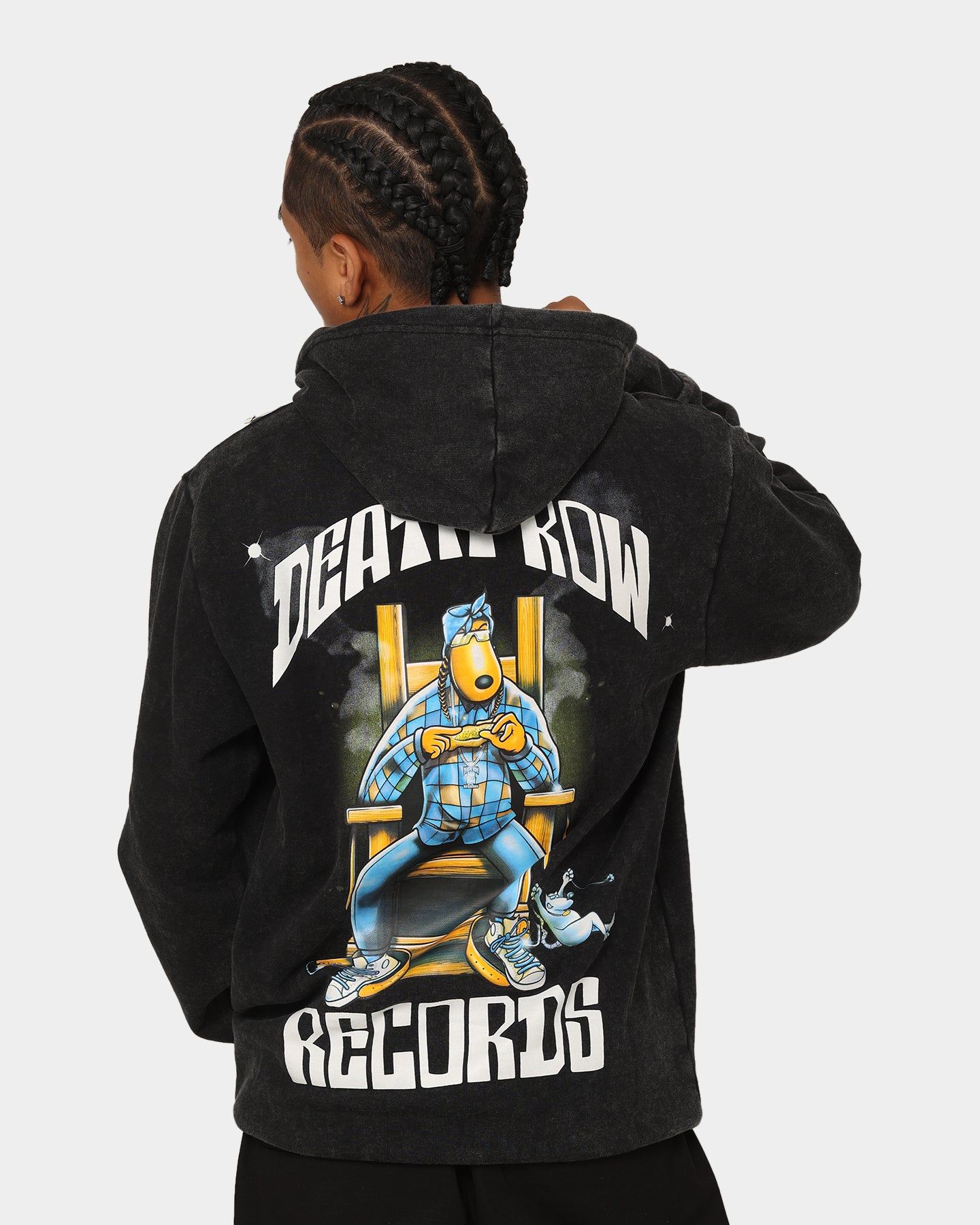 Deathrow Records Still Smokin Sublimated Hoodie Black sold by Culture Kings