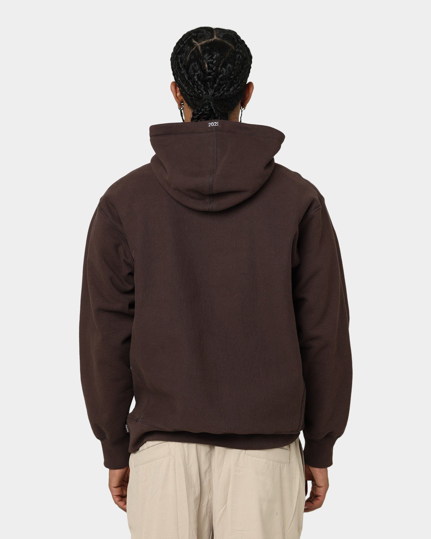 Supreme Box Logo Hooded Sweatshirt Brown sold by Culture Kings product image thumbnail 4
