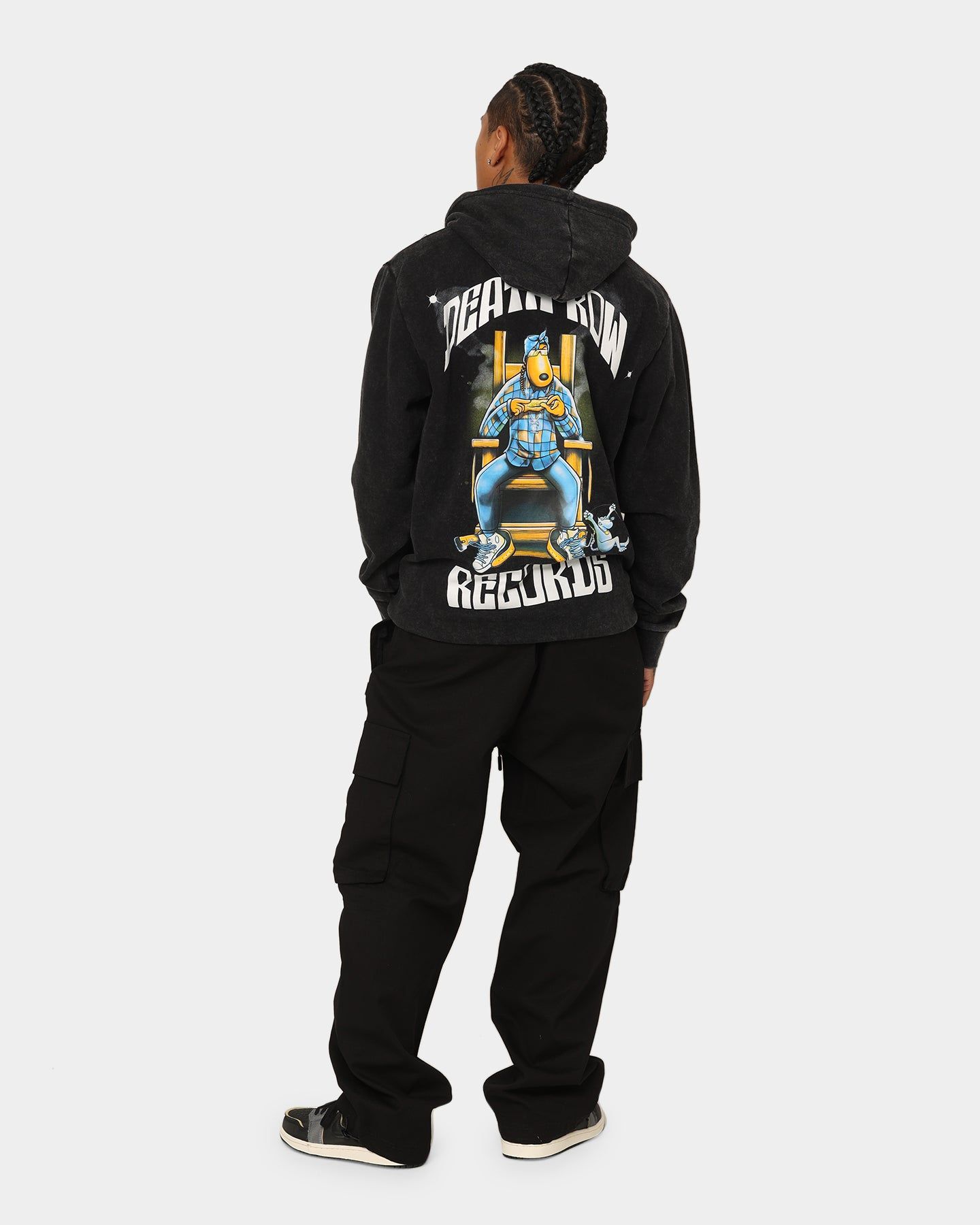 Deathrow Records Still Smokin Sublimated Hoodie Black sold by Culture Kings product image thumbnail 2