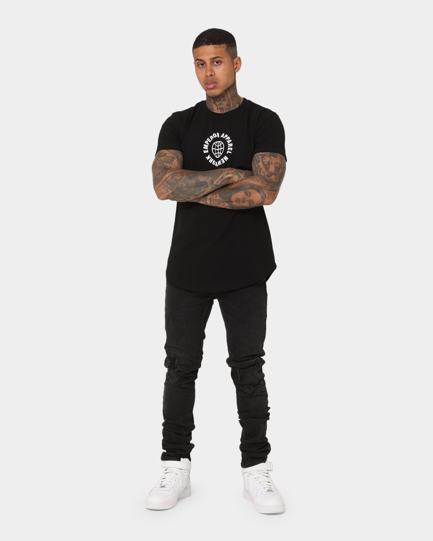Emperor Apparel Globe After Dark T-Shirt Black sold by Culture Kings product image thumbnail 2
