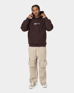 Supreme Box Logo Hooded Sweatshirt Brown sold by Culture Kings