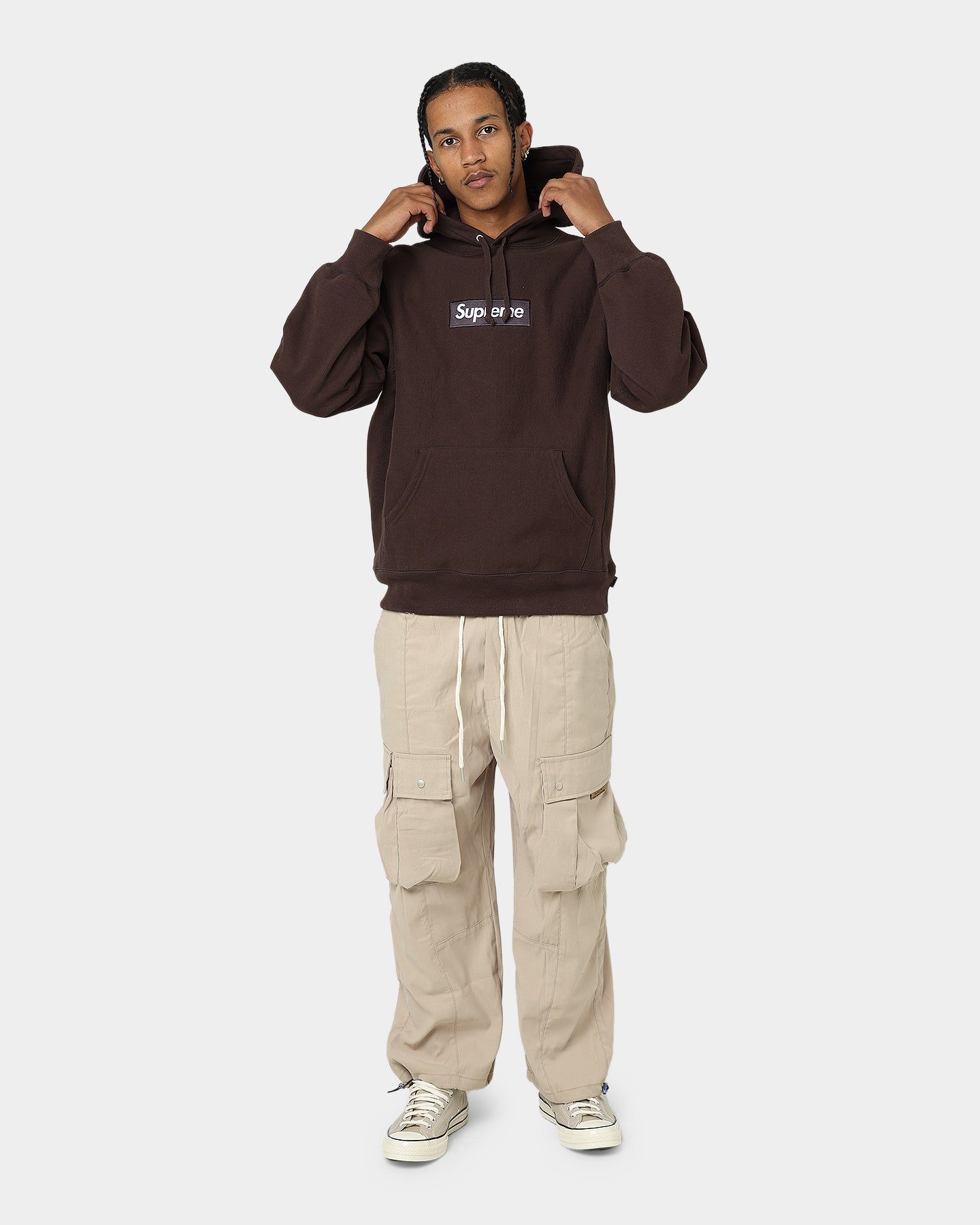 Supreme Box Logo Hooded Sweatshirt Brown sold by Culture Kings product image thumbnail 2