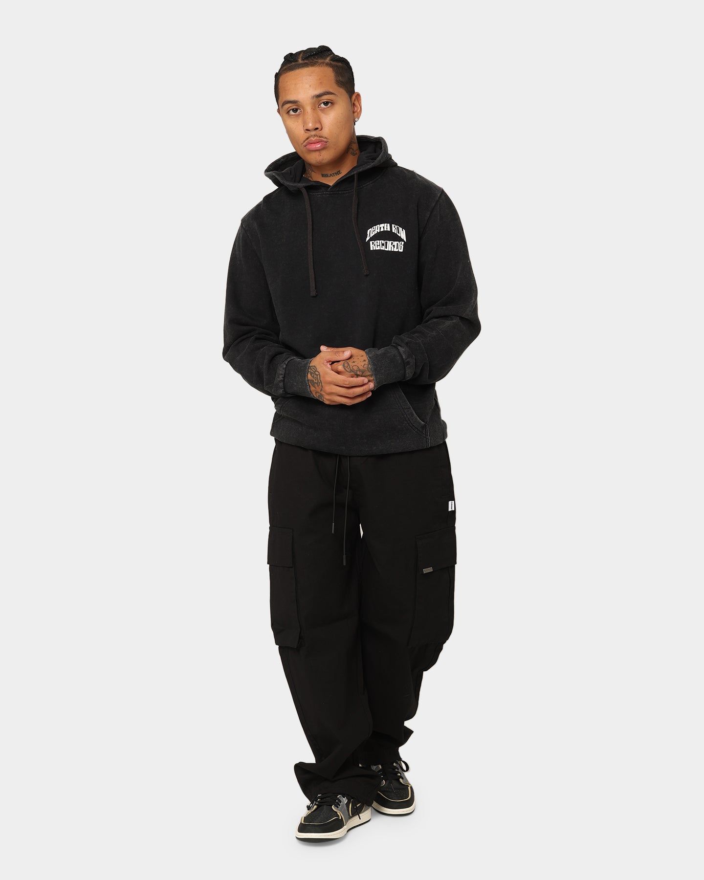 Deathrow Records Still Smokin Sublimated Hoodie Black sold by Culture Kings product image thumbnail 8