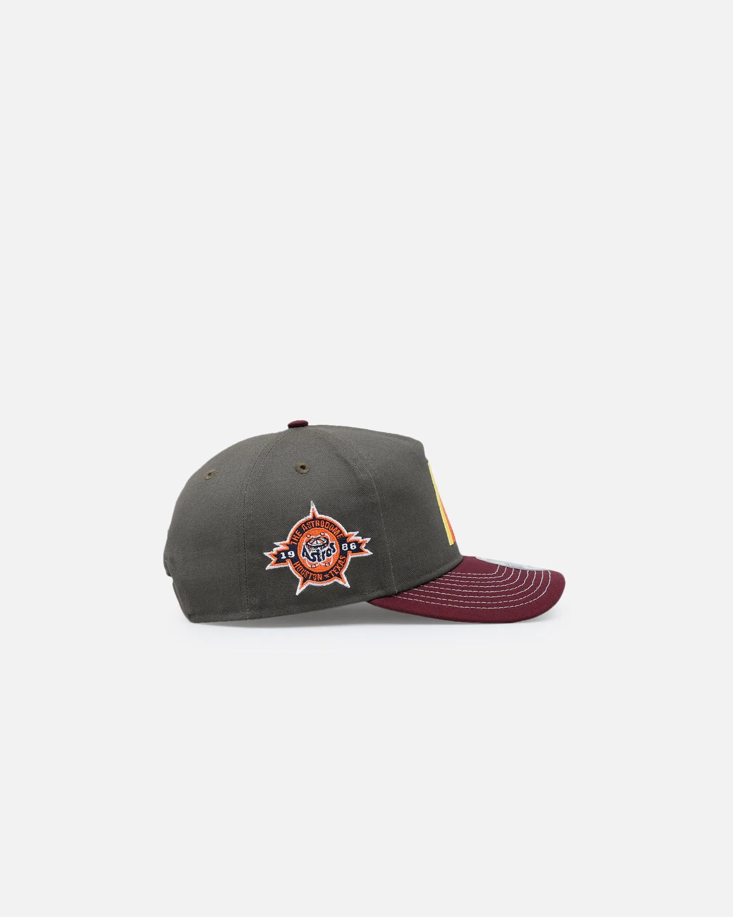 New Era Houston Astros 'Contrast Visor' Pre-Curved Golfer Snapback Moss/Maroon sold by Culture Kings product image thumbnail 3