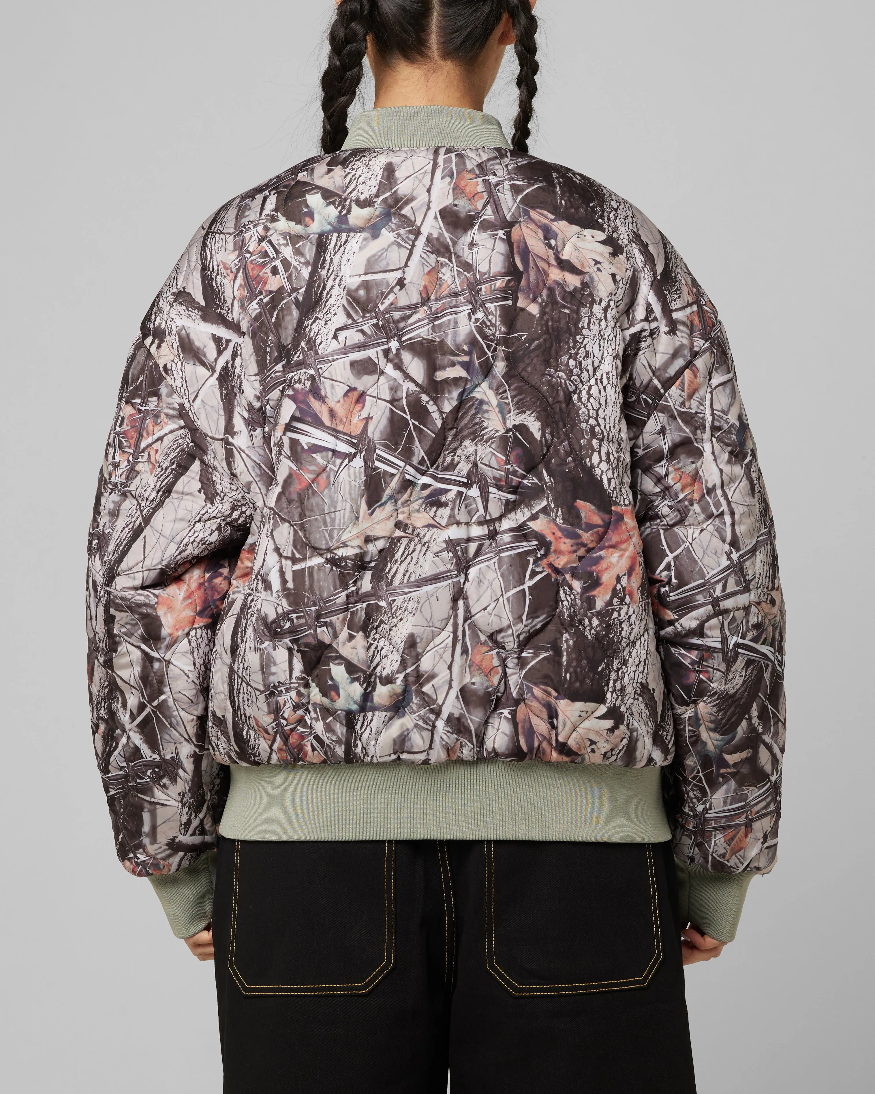 Loiter Kraven Reversible Bomber Jacket Green sold by Culture Kings product image thumbnail 4