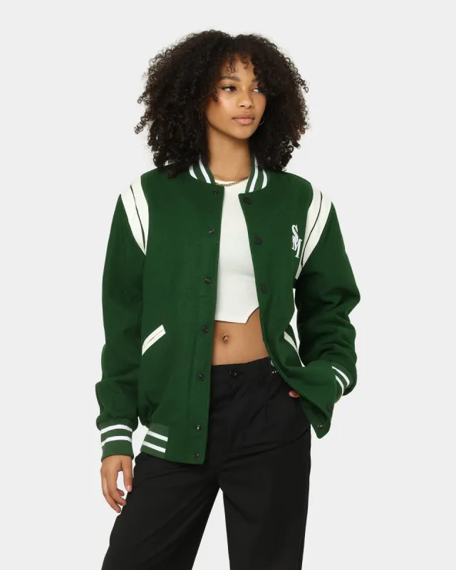 Saint Morta Alpha Varsity Jacket Green/White sold by Culture Kings
