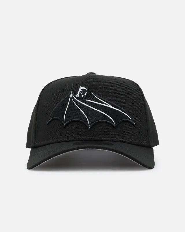 New Era X DC Batman Cape 9FORTY A-Frame Snapback Black made by New Era