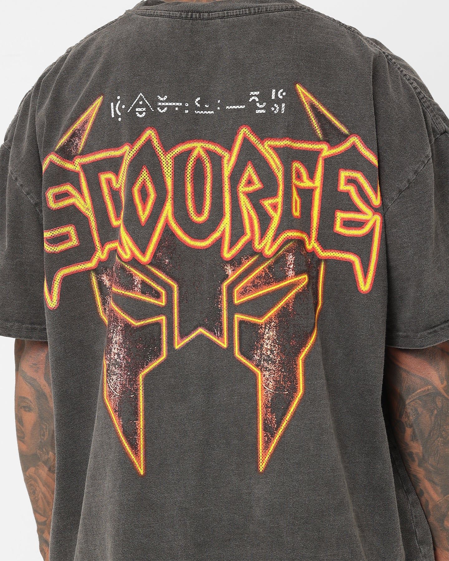 Goat Crew X Transformers Scourge Heavyweight Vintage T-Shirt Black Wash sold by Culture Kings product image thumbnail 5