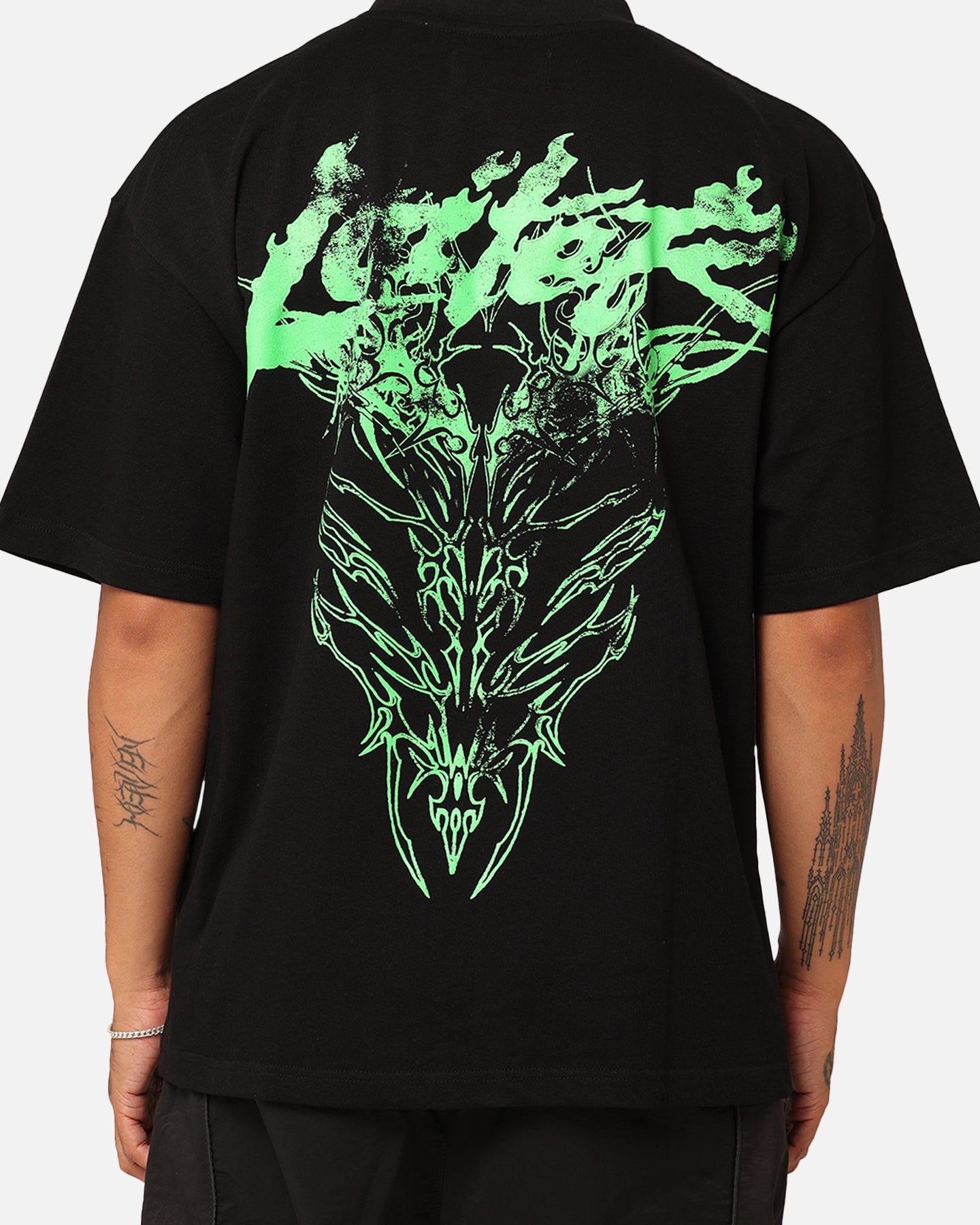 Loiter Lotus Oversized T-Shirt Black sold by Culture Kings product image thumbnail 5