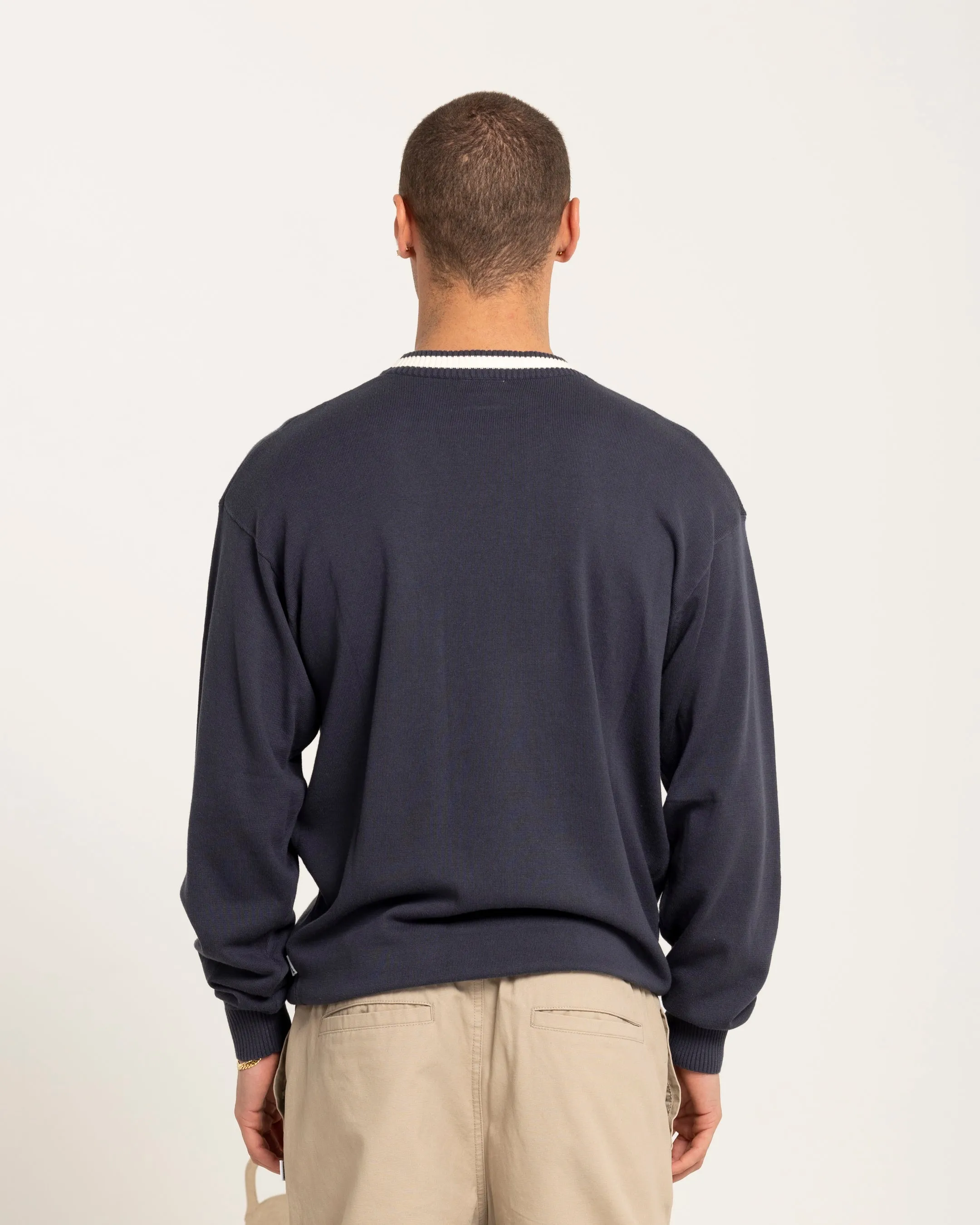 Carré Brave Knitted Sweater Navy sold by Culture Kings product image thumbnail 4