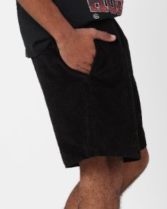 Mitchell & Ness Chicago Bulls Letterman Shorts Black sold by Culture Kings