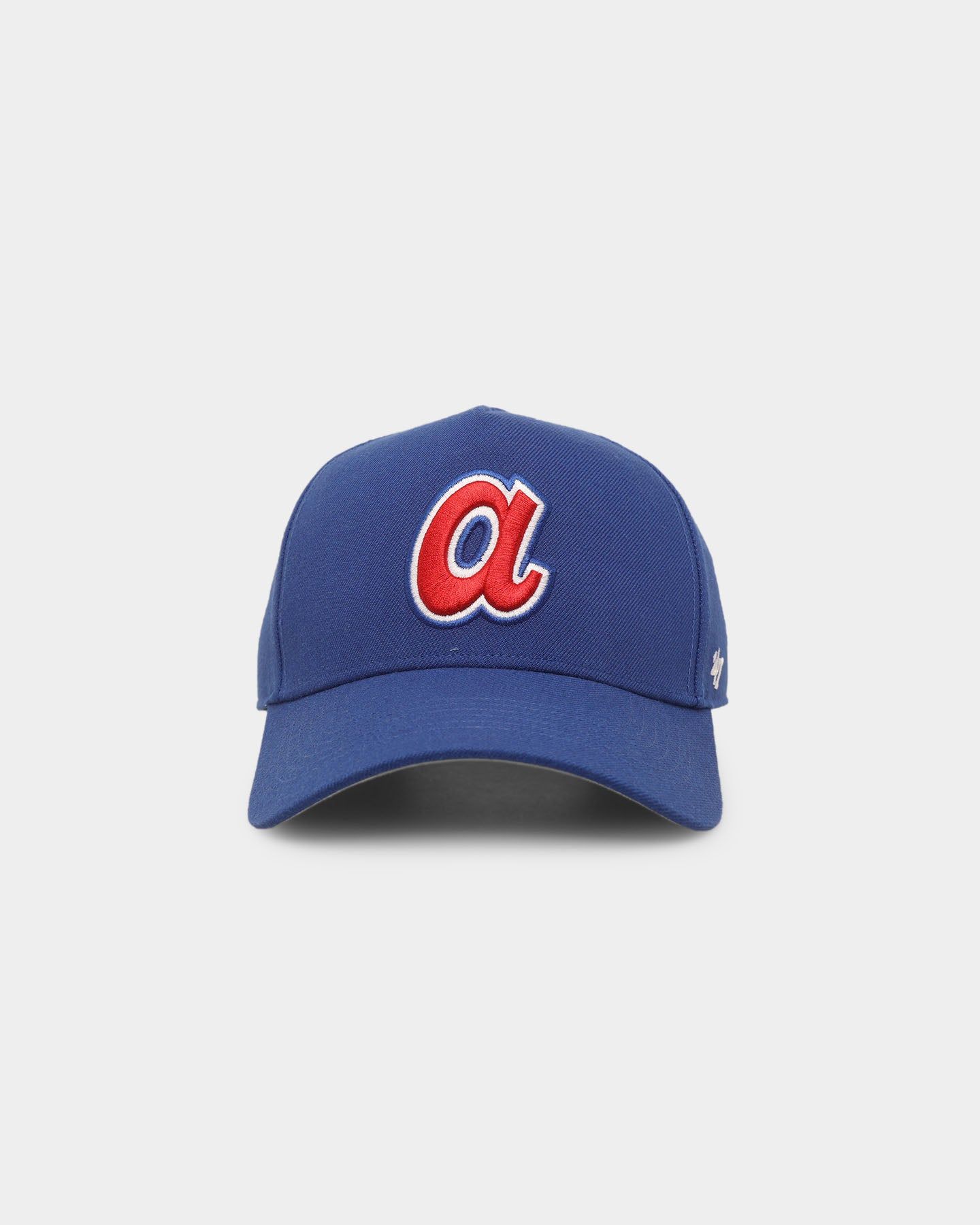 47 Brand Atlanta Braves Cooperstown Retro Logo 47 MVP DT Snapback Royal sold by Culture Kings
