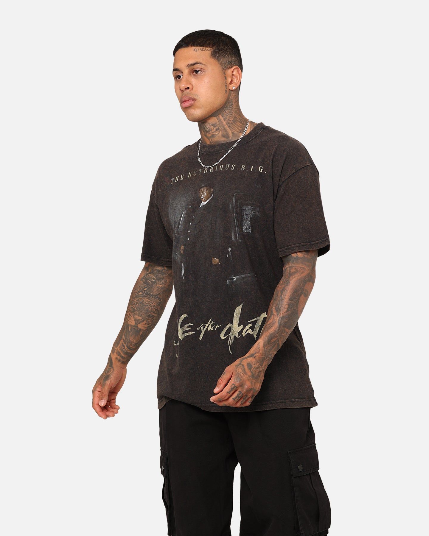 Notorious B.I.G Life After Death Vintage T-Shirt Black Wash sold by Culture Kings