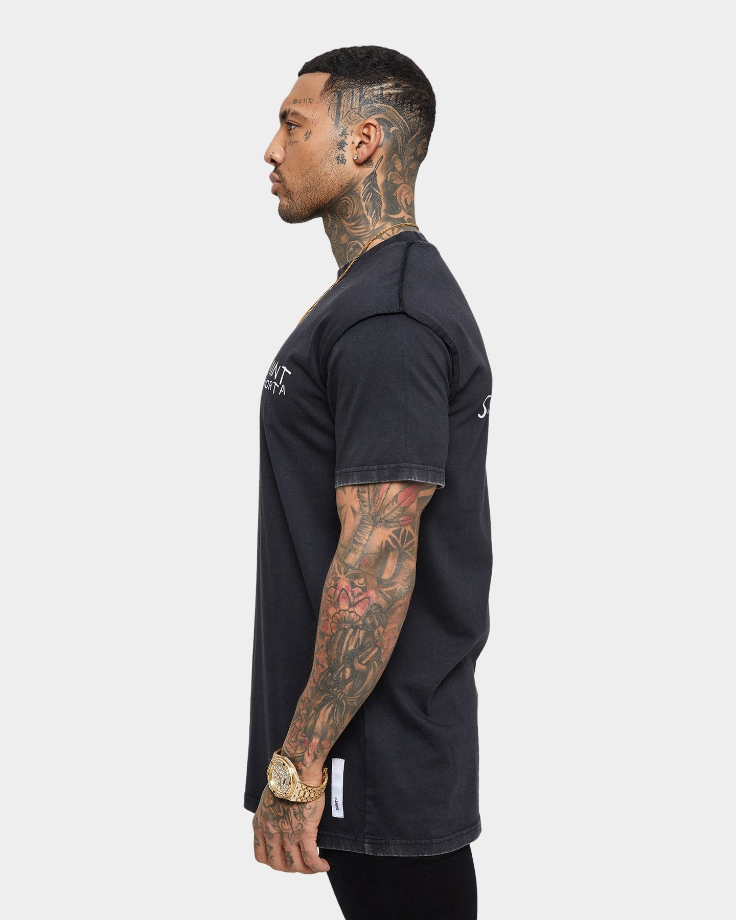 Saint Morta Collector Lafayette T-Shirt Vintage Black sold by Culture Kings product image thumbnail 4