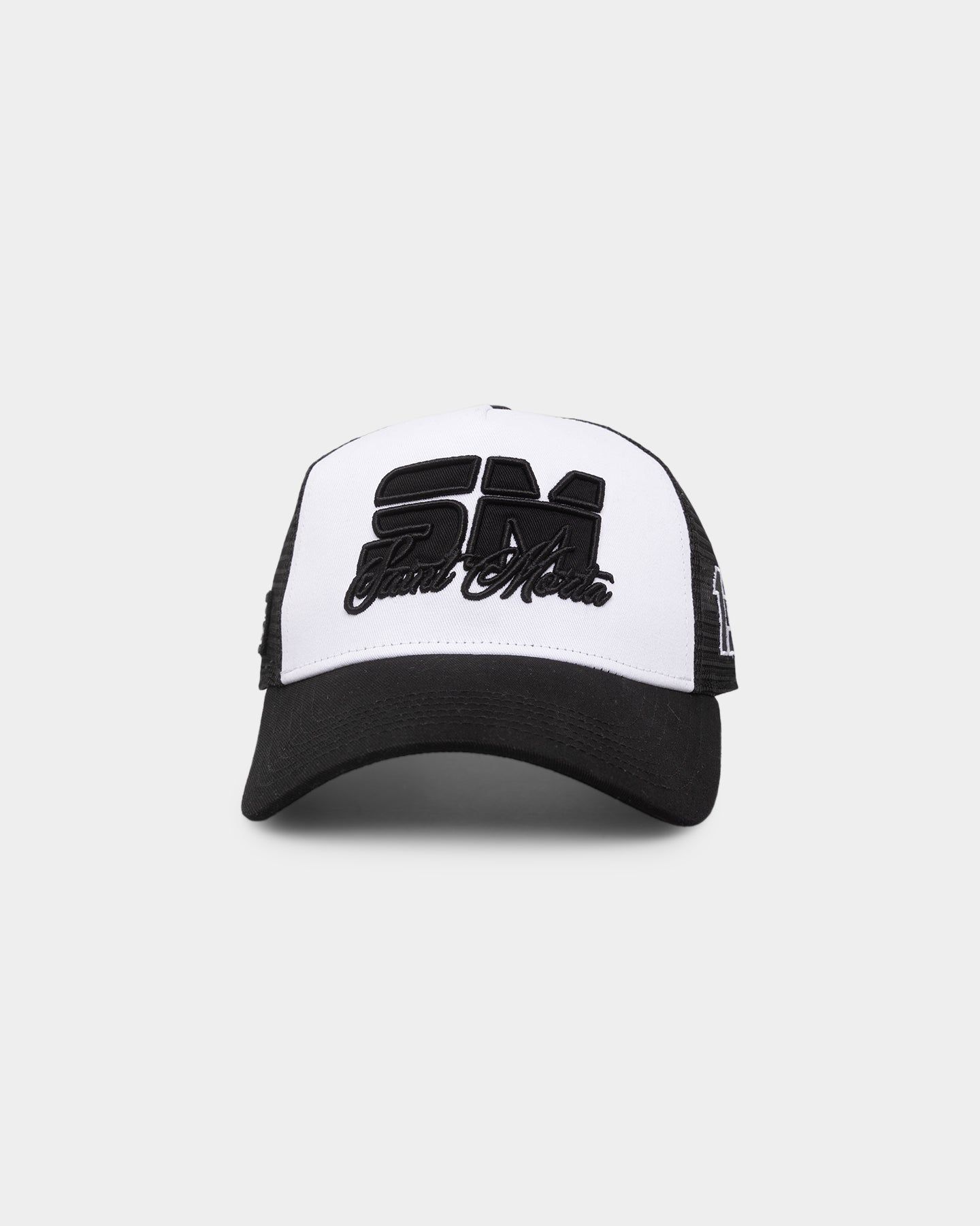 Saint Morta Moto Trucker Snapback Black/White sold by Culture Kings