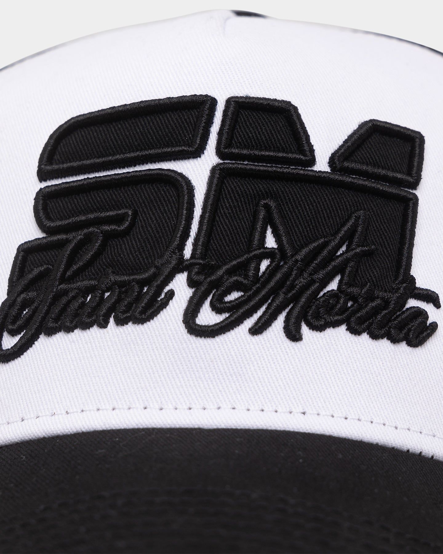 Saint Morta Moto Trucker Snapback Black/White sold by Culture Kings product image thumbnail 5
