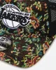 New Era Los Angeles Lakers 'Black Floral Tapestry' 9FORTY A-Frame Trucker Snapback Tapestry sold by Culture Kings