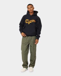Champion Script Hoodie Navy sold by Culture Kings