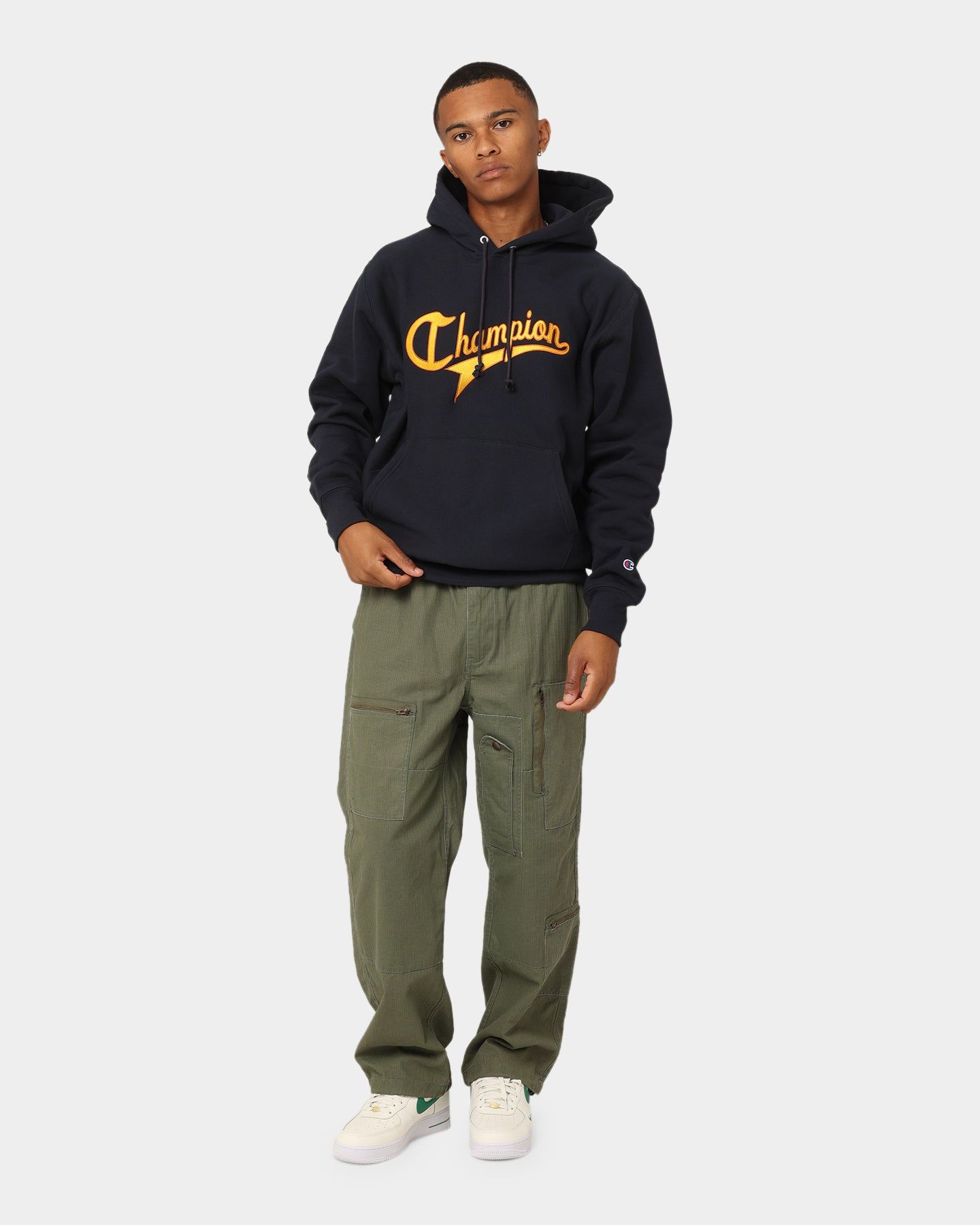 Champion Script Hoodie Navy sold by Culture Kings product image thumbnail 2
