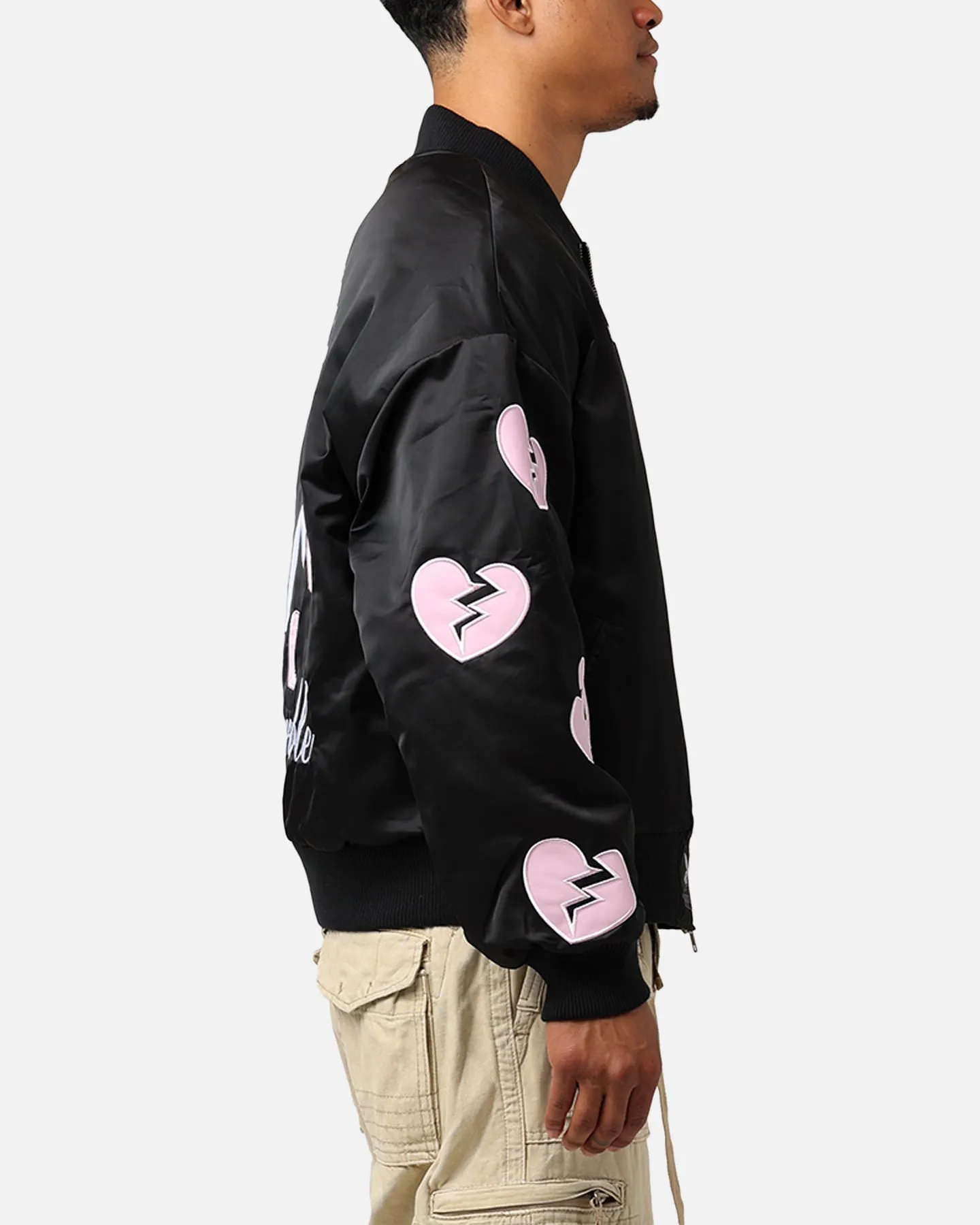 Playboy By Culture Kings Loverboy Bomber Jacket Black sold by Culture Kings product image thumbnail 4