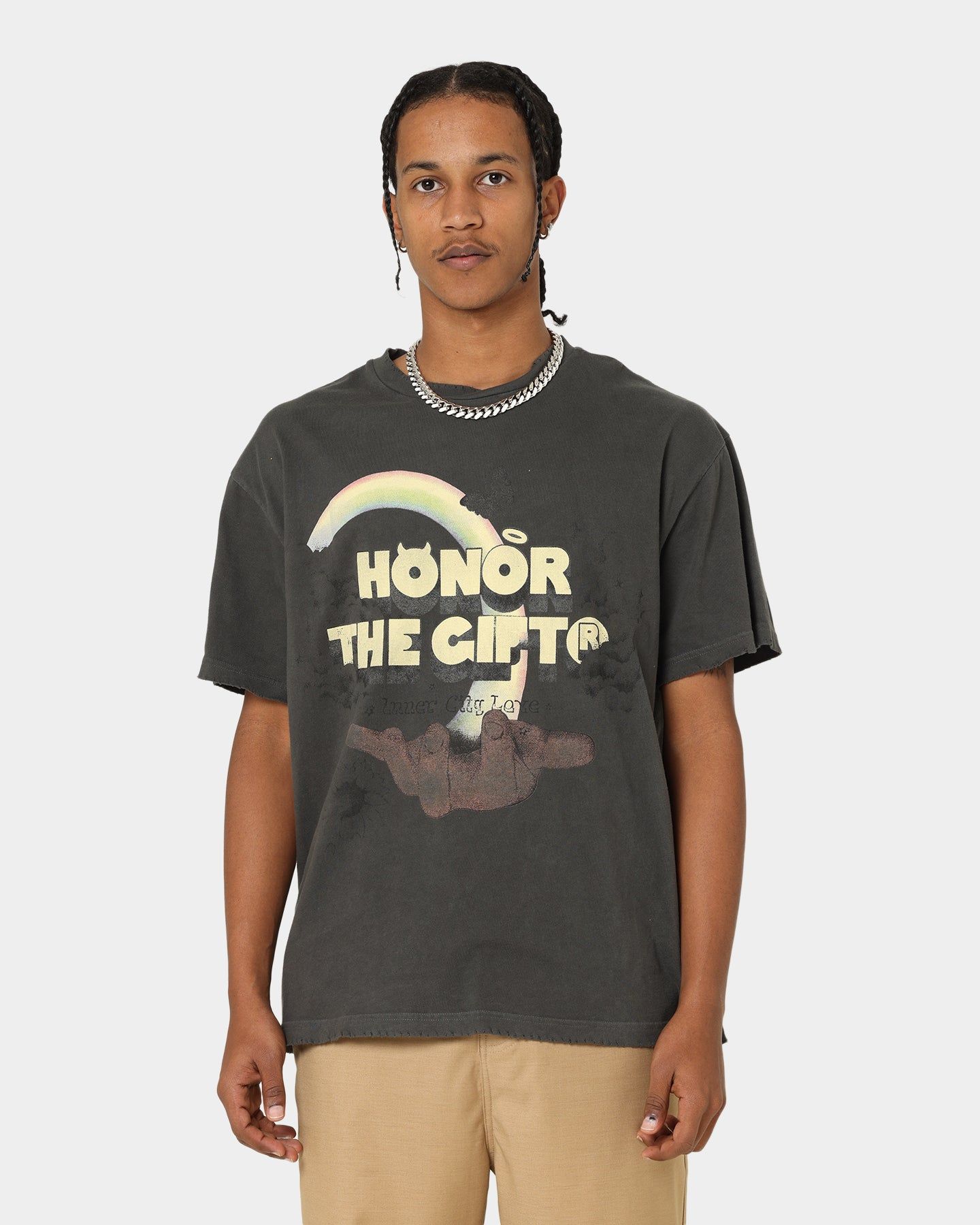 Honor The Gift Palms T-Shirt Black sold by Culture Kings
