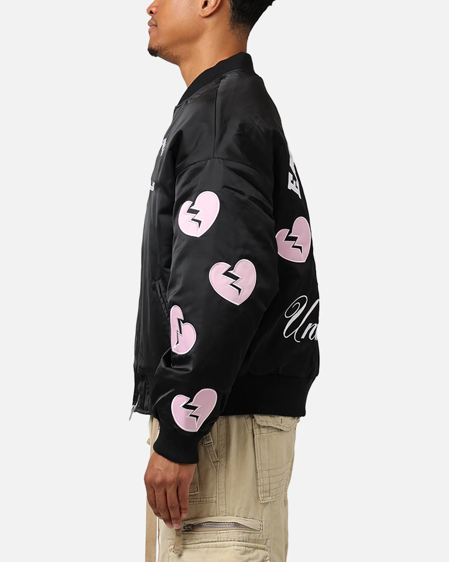 Playboy By Culture Kings Loverboy Bomber Jacket Black sold by Culture Kings product image thumbnail 5