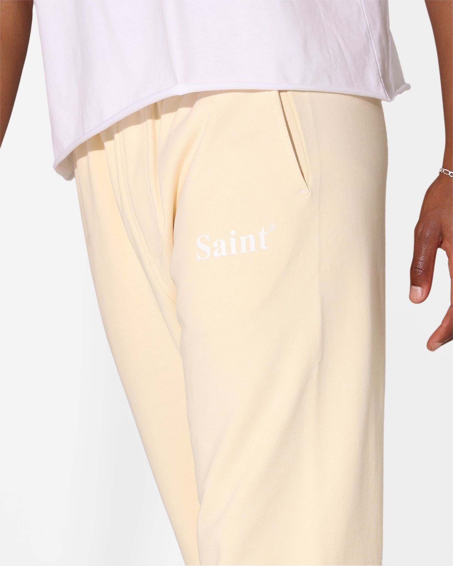 Saint Morta Classique Sweatpants Off White sold by Culture Kings product image thumbnail 4