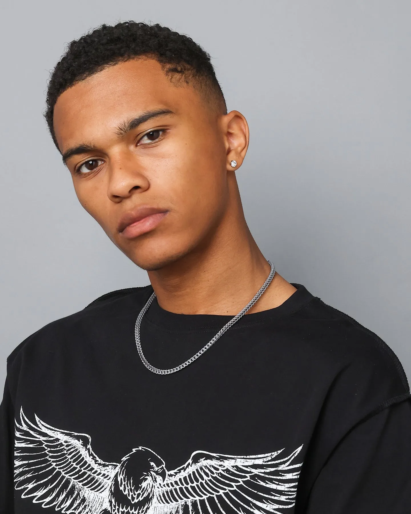 Saint Morta 4mm Franco Chain White Gold sold by Culture Kings product image thumbnail 3