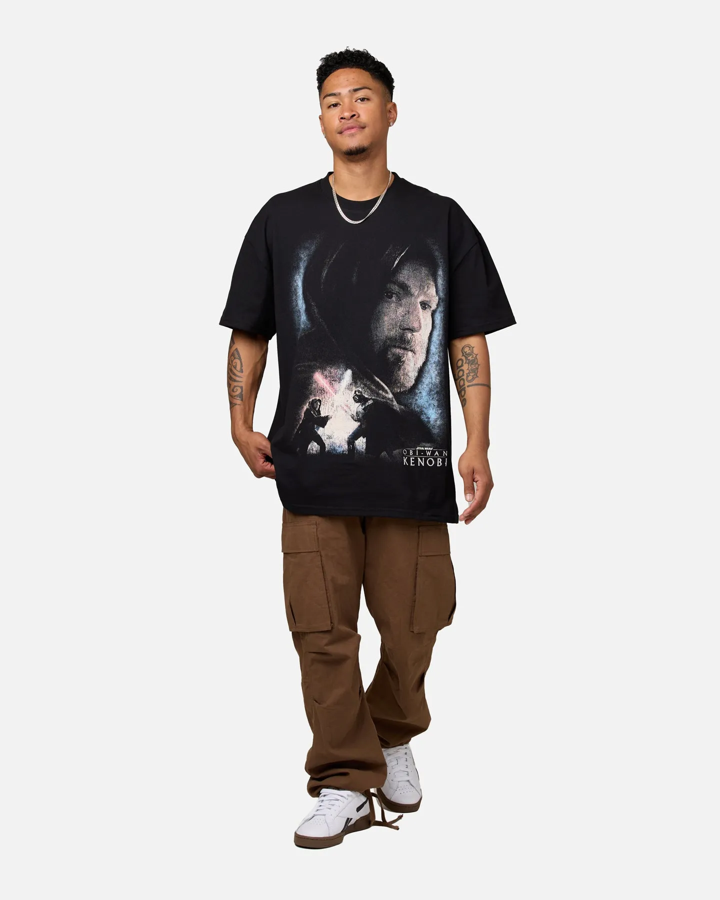 Star Wars Obi Wan Heavyweight T-Shirt Black sold by Culture Kings product image thumbnail 3