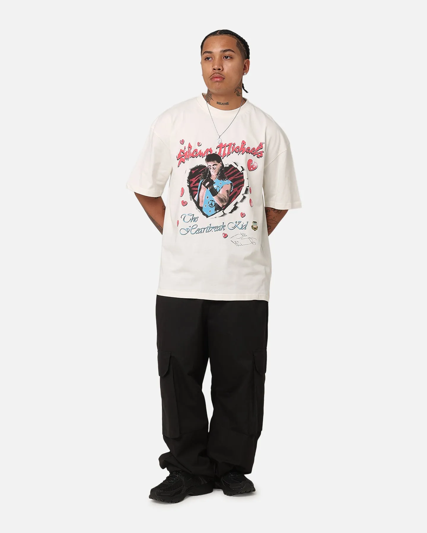 Culture Kings X WWE Shawn "The Heartbreak Kid" Michaels Vintage T-Shirt Off White sold by Culture Kings product image thumbnail 3