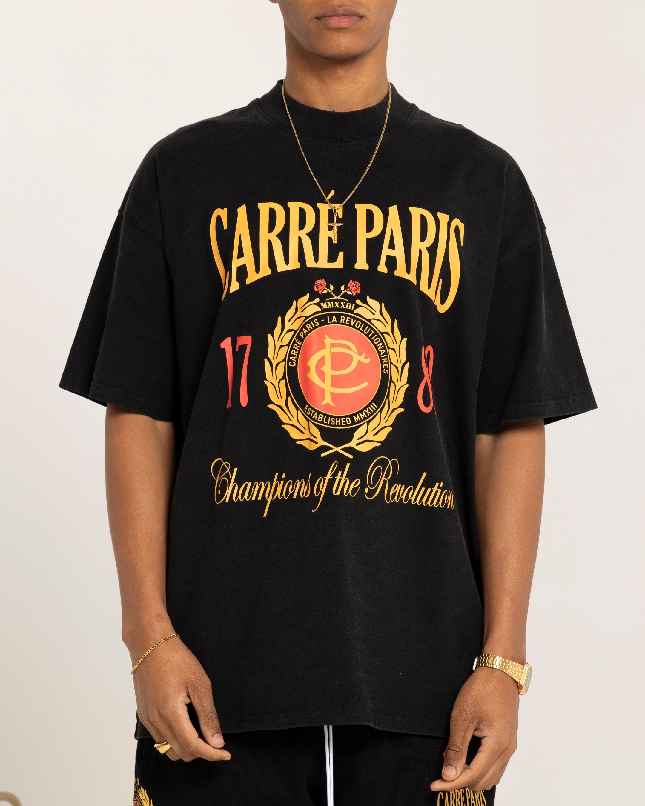 Carre Decade Oversized T-Shirt Washed Black sold by Culture Kings product image thumbnail 4