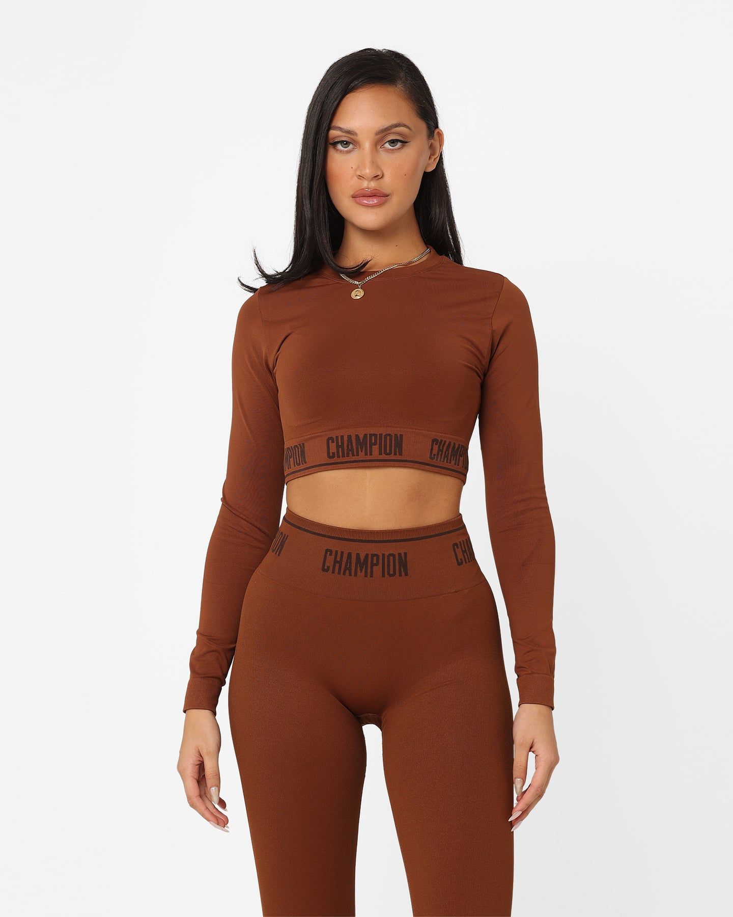 Champion Women's Rochester Flex Long Sleeve T-Shirt Natural Woman sold by Culture Kings