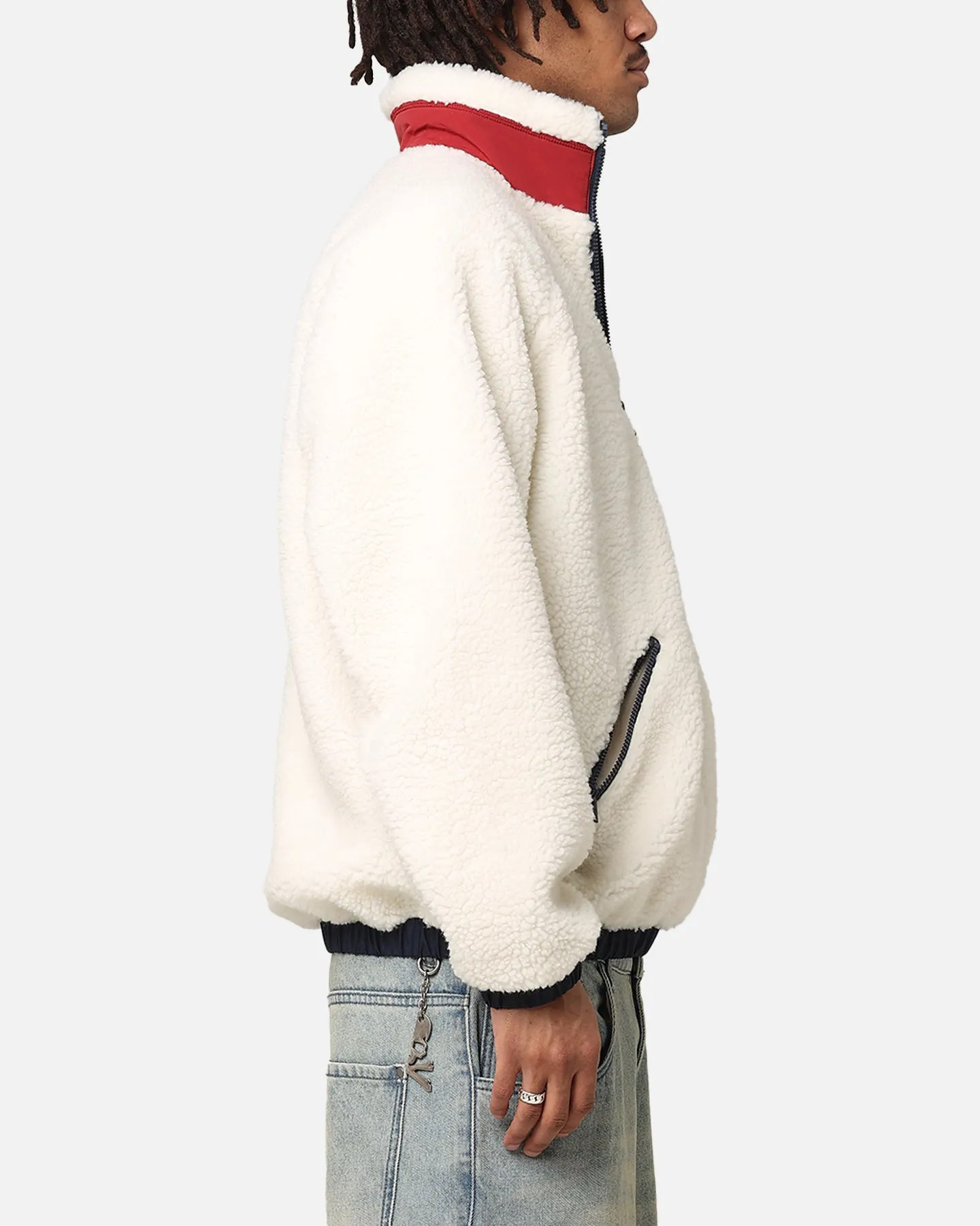 Tommy Jeans TJM Outdoor Teddy Jacket Ancient White/Multi sold by Culture Kings product image thumbnail 4