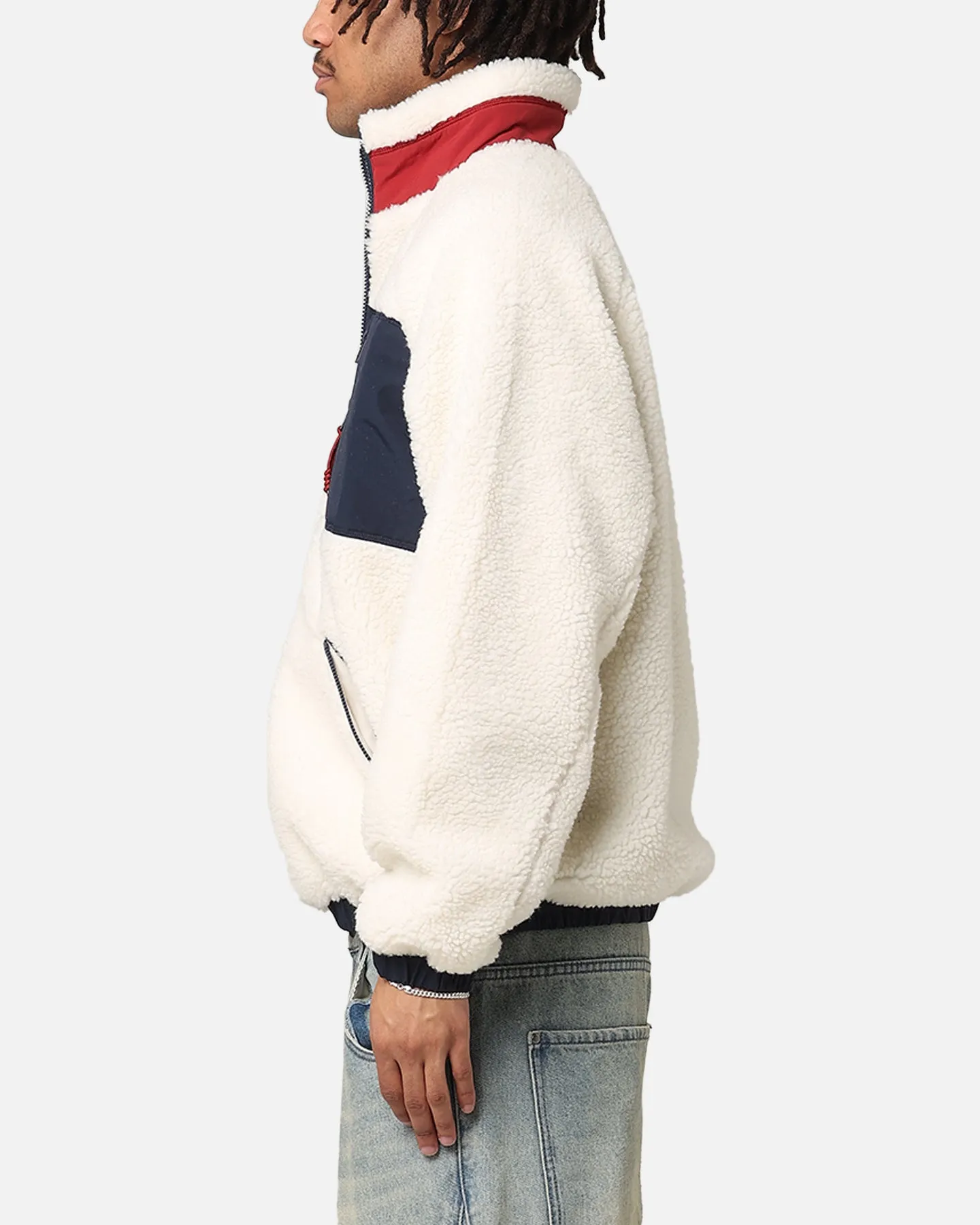 Tommy Jeans TJM Outdoor Teddy Jacket Ancient White/Multi sold by Culture Kings product image thumbnail 5