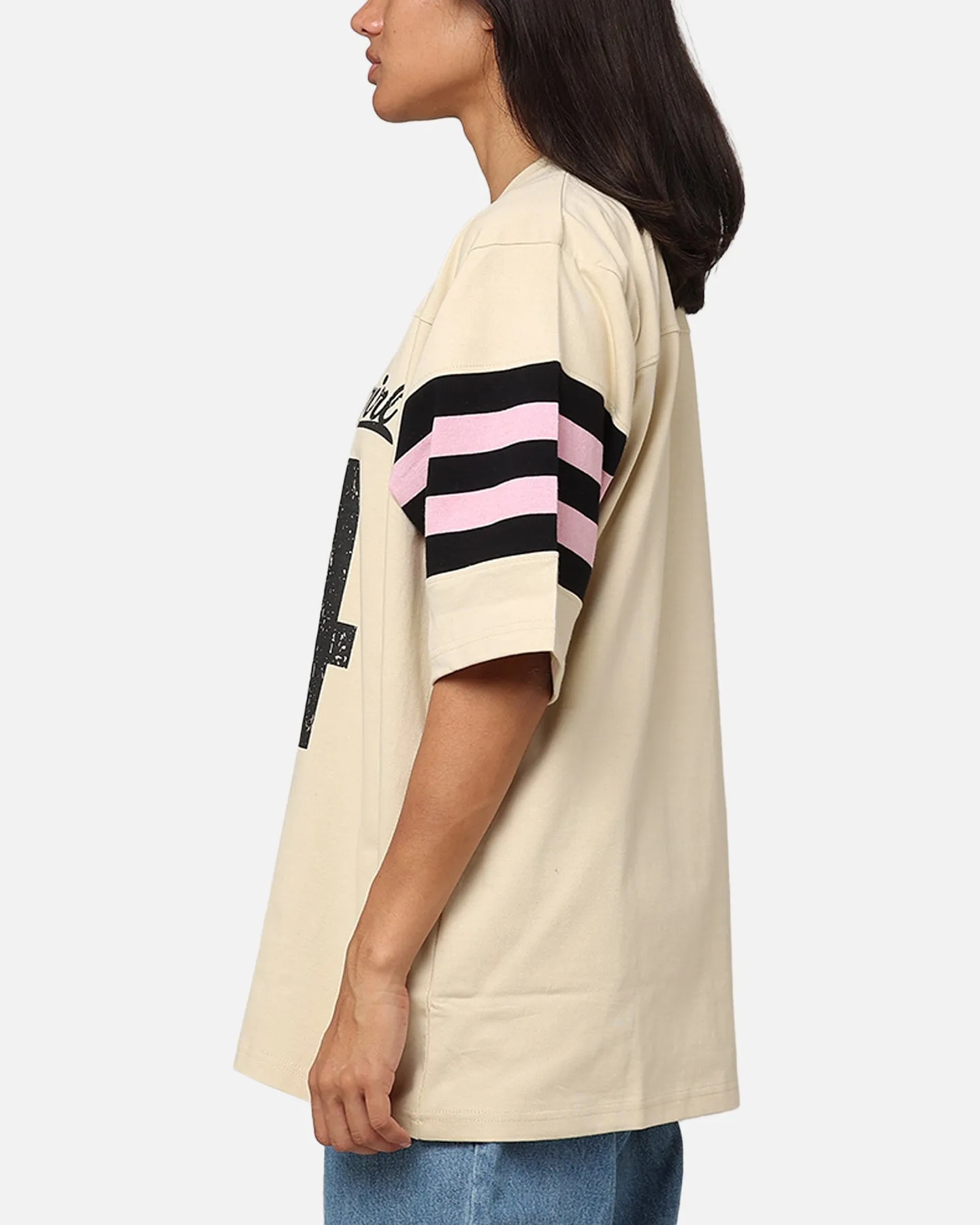 X-Girl Women's Number Sweat T-Shirt Cream sold by Culture Kings product image thumbnail 5