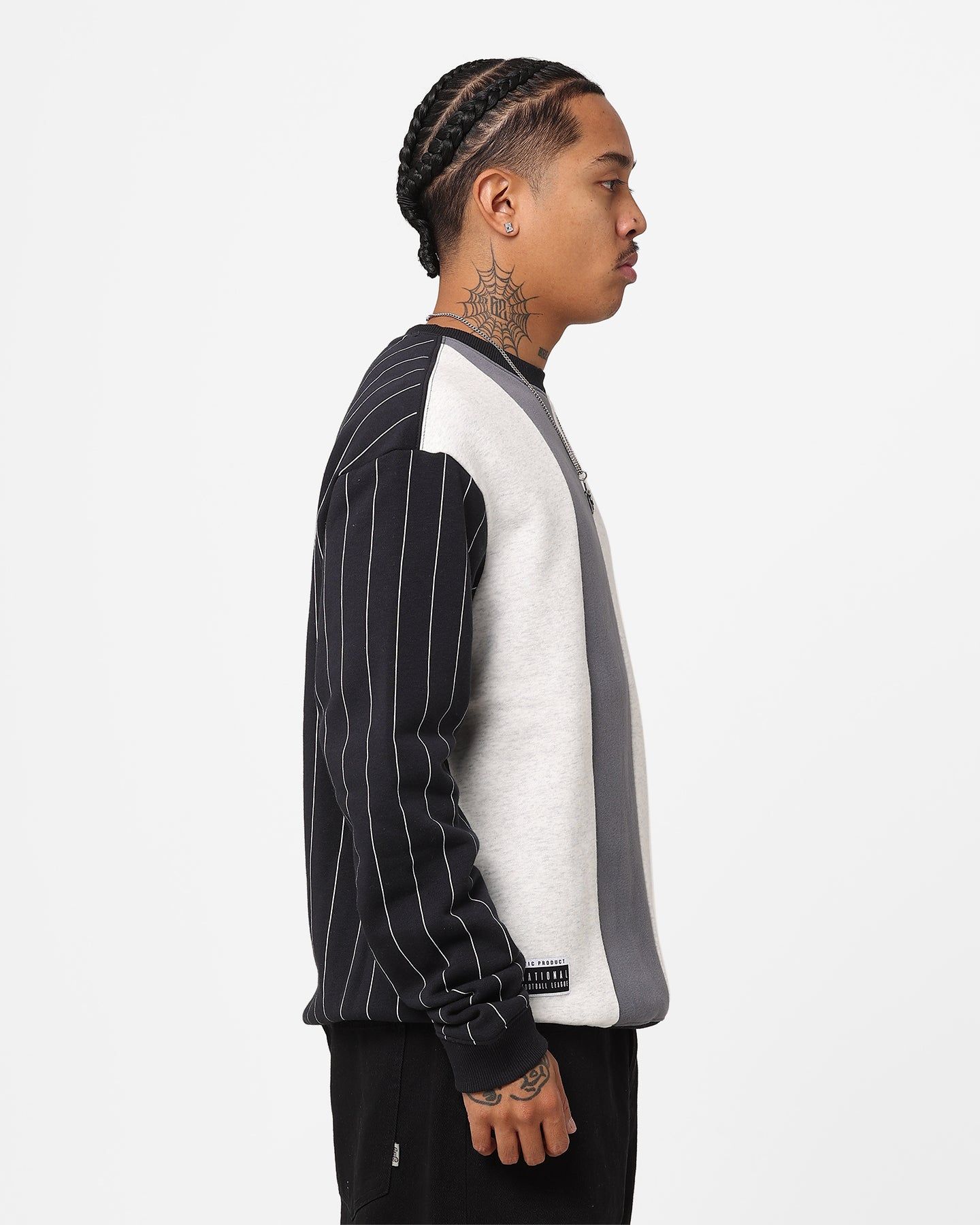 Majestic Athletic Las Vegas Raiders Pinstripe Panel Crewneck Vintage White sold by Culture Kings product image thumbnail 5