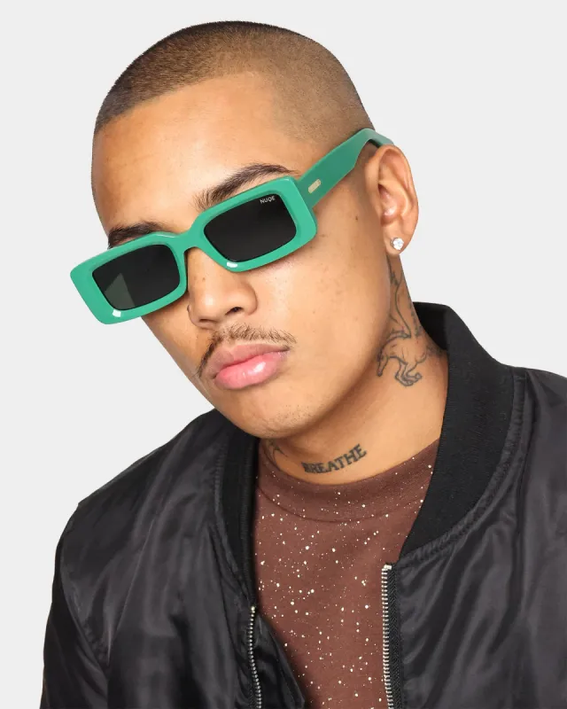 NUQE Fragment Sunglasses Green sold by Culture Kings
