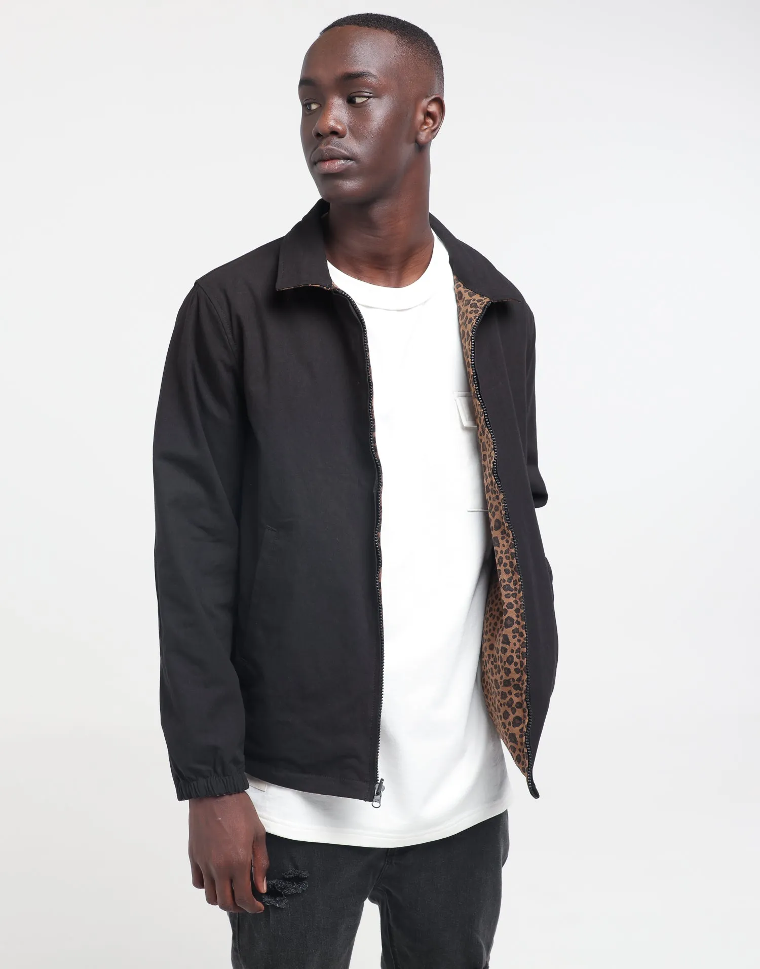 Thing Thing Washed Mach Jacket Leopard sold by Culture Kings product image thumbnail 2