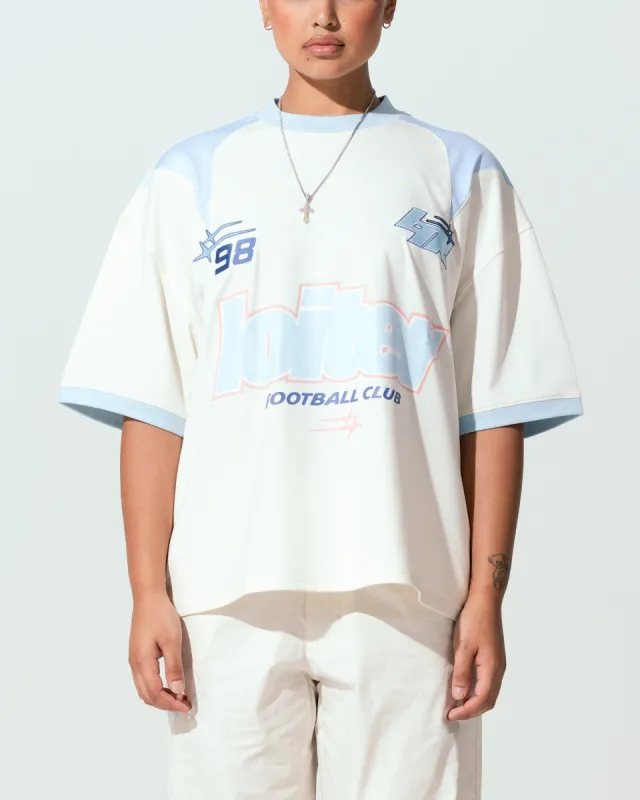 Loiter Tournament Jersey Off White/Blue sold by Culture Kings