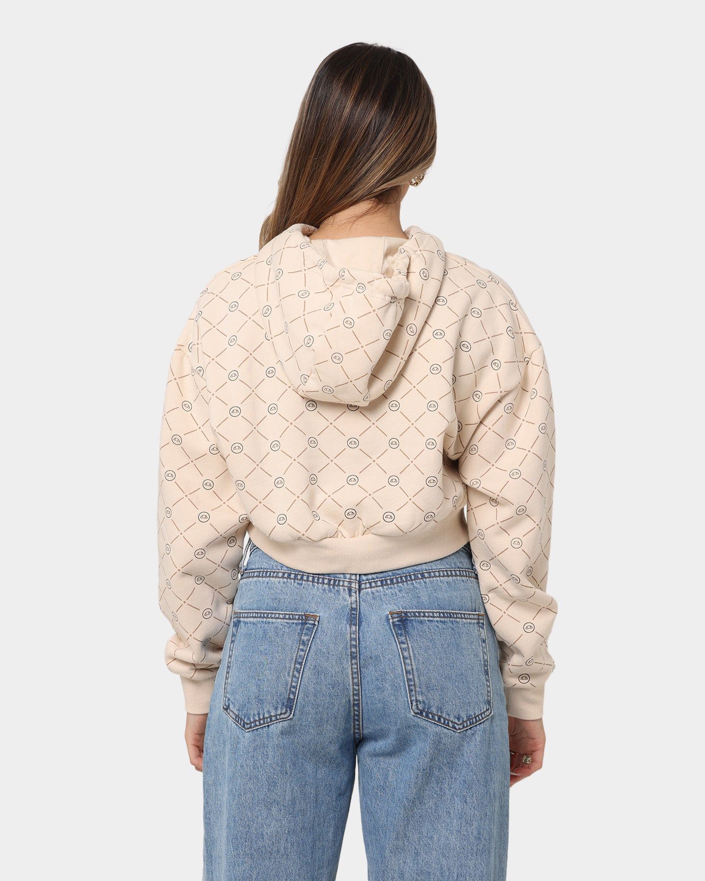 Ellesse Women's Marinell Crop Hoodie Beige sold by Culture Kings product image thumbnail 4