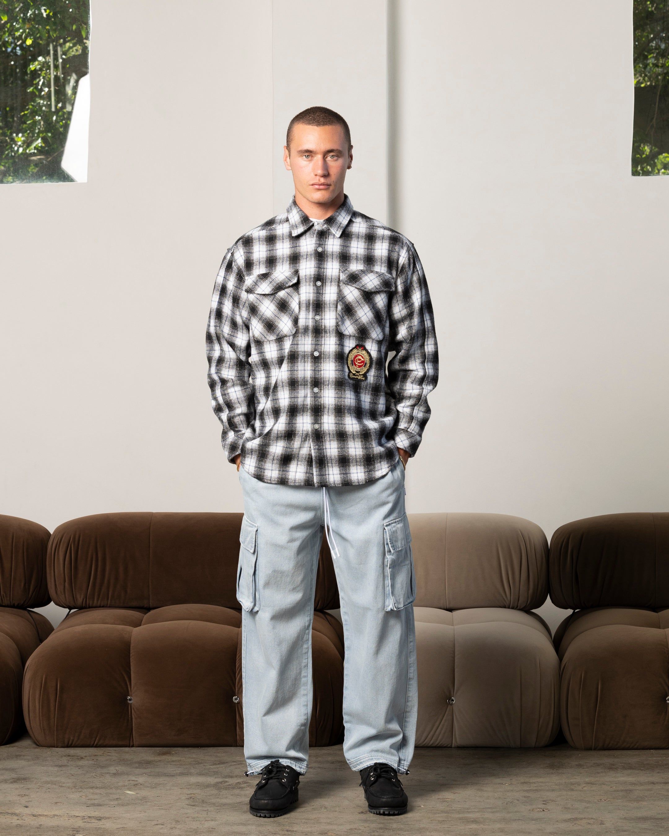 Carre Denim Superior Cargo Joggers Light Blue sold by Culture Kings product image thumbnail 2