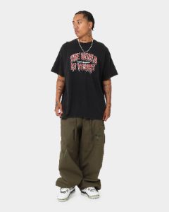 Goat Crew The World Is Yours Vintage T-Shirt Black Wash sold by Culture Kings