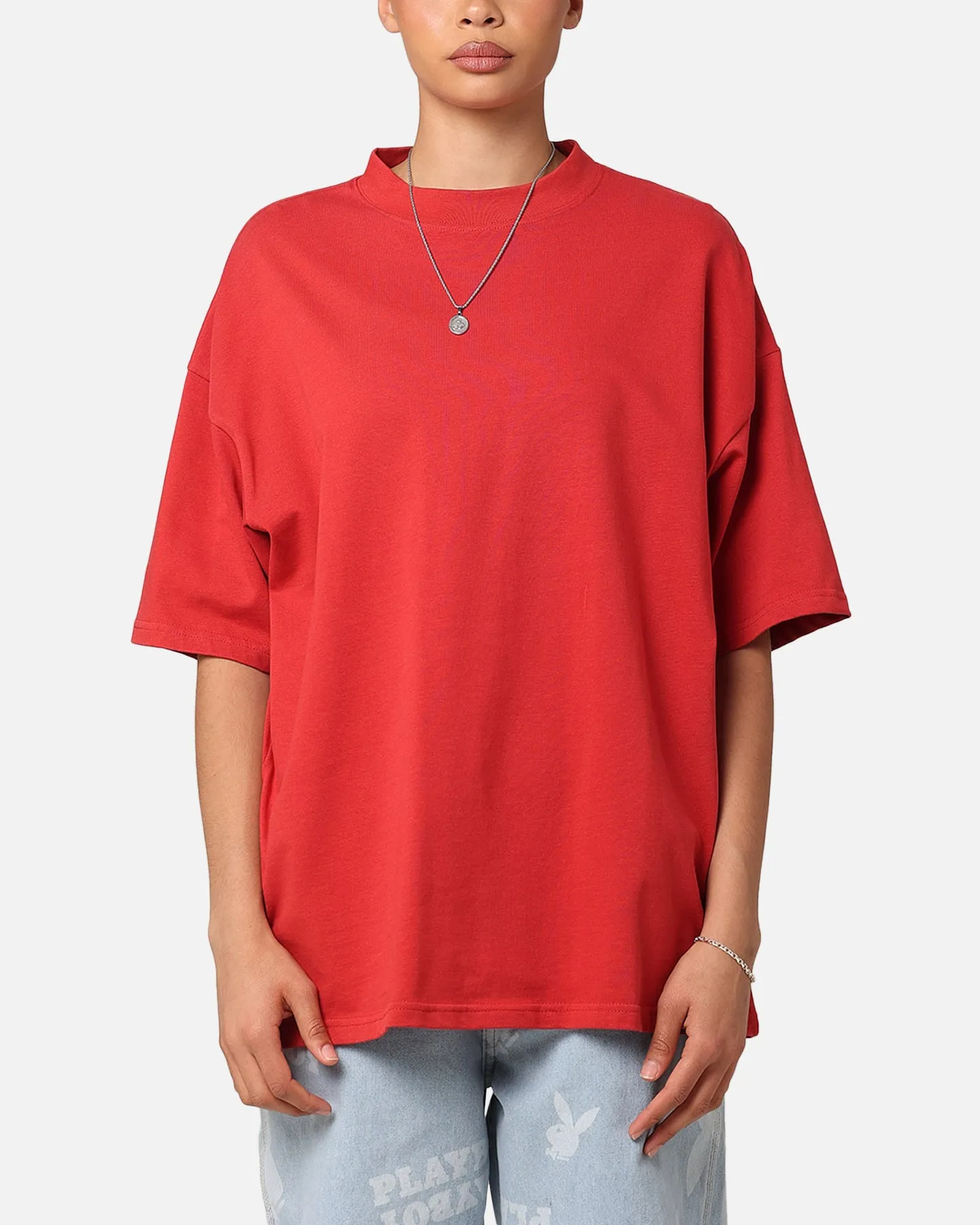Culture Kings Oversized Blank T-Shirt Red sold by Culture Kings