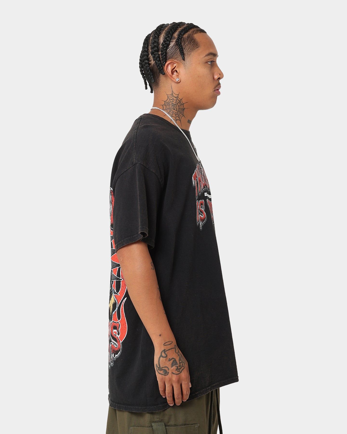 Goat Crew The World Is Yours Vintage T-Shirt Black Wash sold by Culture Kings product image thumbnail 6