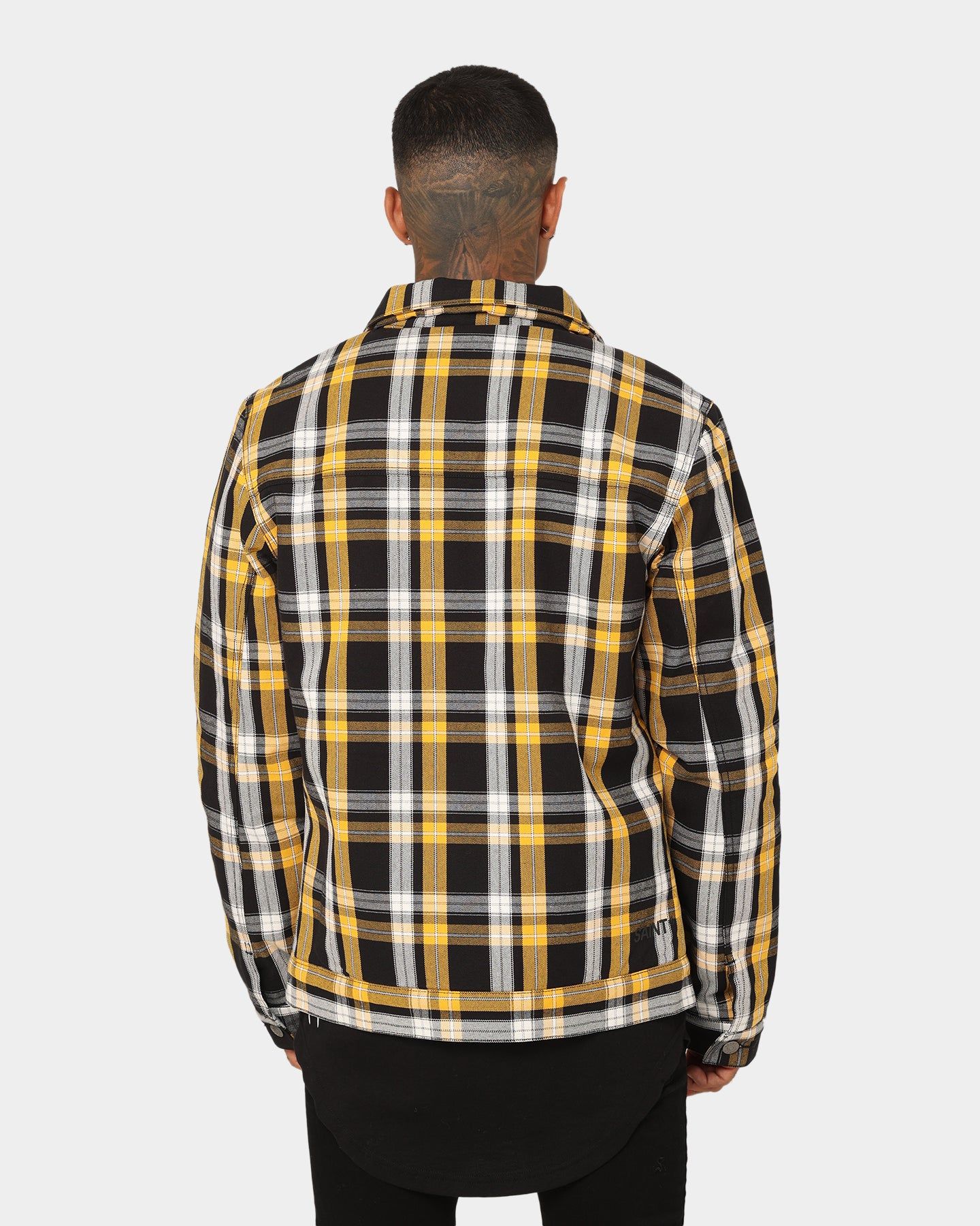 Saint Morta Prima Sherpa Jacket Black/Yellow sold by Culture Kings product image thumbnail 4