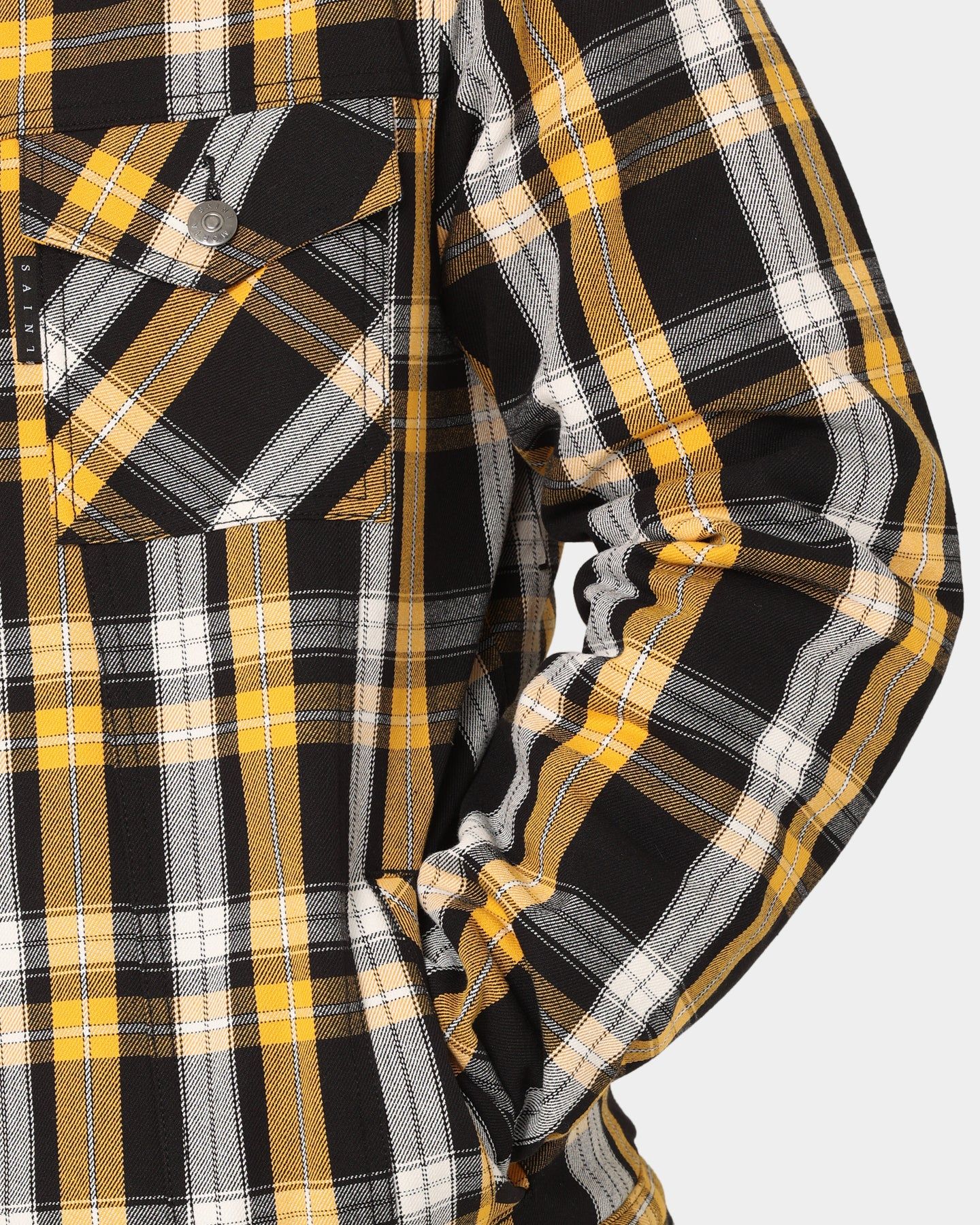 Saint Morta Prima Sherpa Jacket Black/Yellow sold by Culture Kings product image thumbnail 9