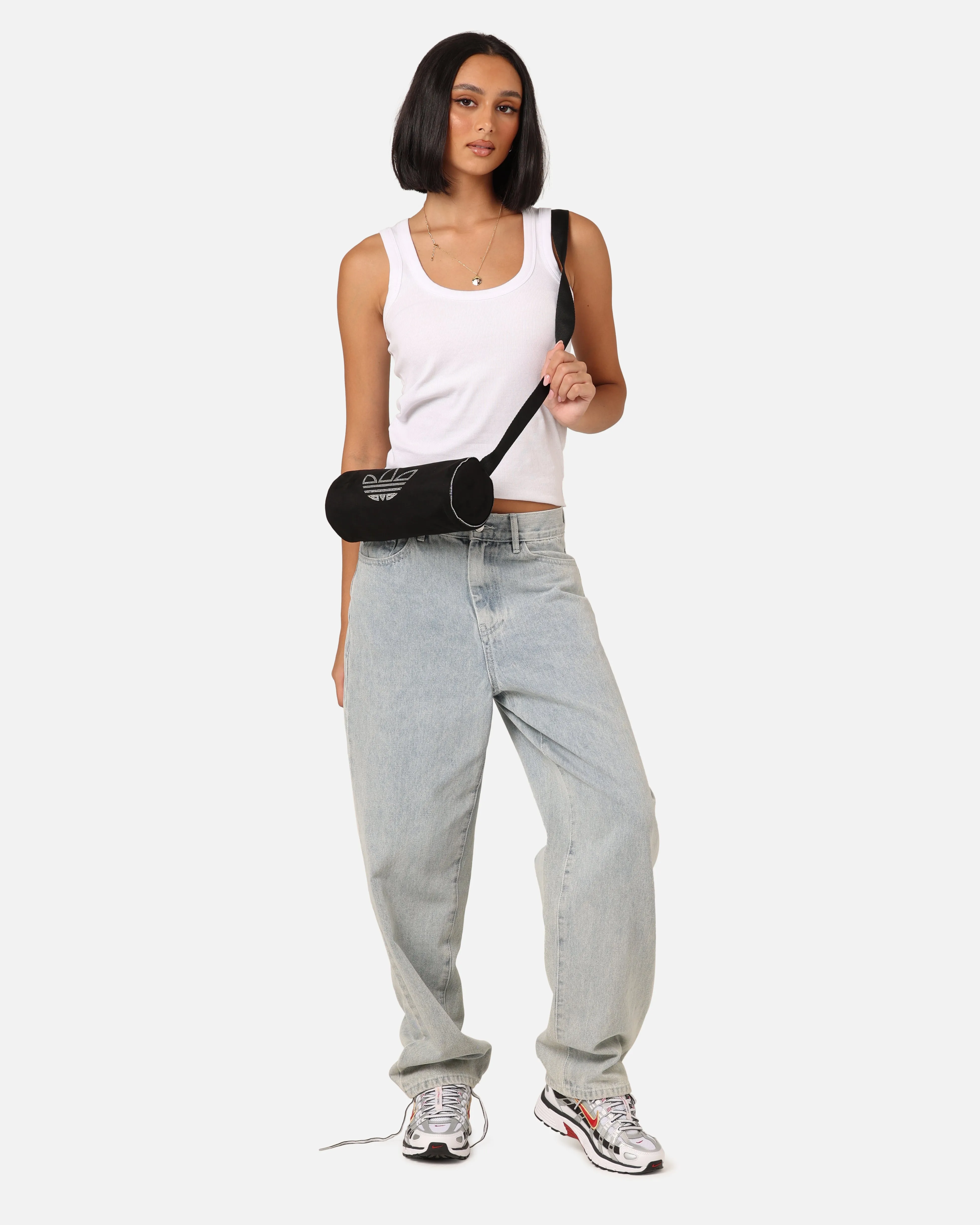 Adidas Rhinestones Fake Suede Mini Duffel Bag Black sold by Culture Kings product image thumbnail 3