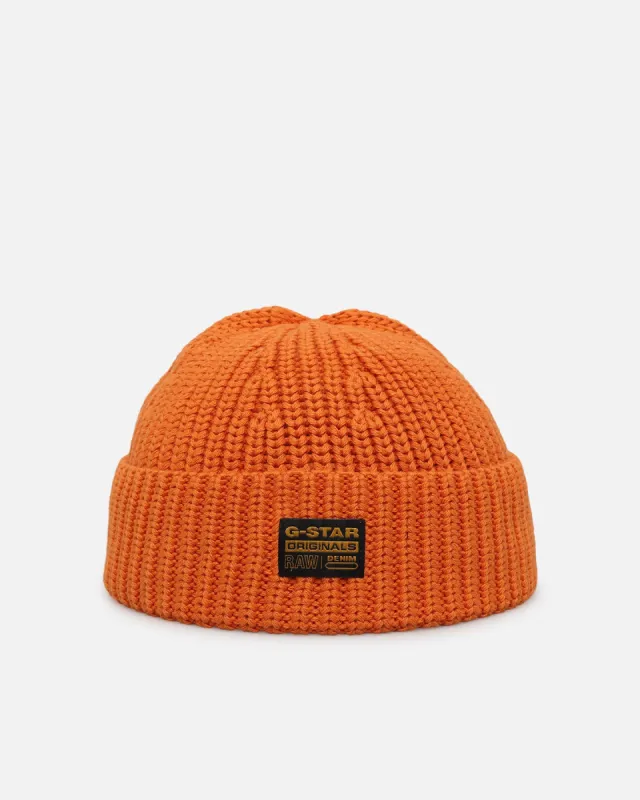 G-Star Originals Fisherman Beanie Orange sold by Culture Kings